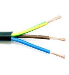 .kab CYSY 3x1,5mm2 povrch PVC černý,pro pohyb.přívody HO5VV