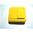 dvojvypínač č.1 2x10A 250V, kvalitní produkt, různé barvy rámečku a klapky, viz obrázky