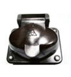 ..5.pól zásuvka pro ploché vidlice typ 5042-71- kvalitní produkt-Retro