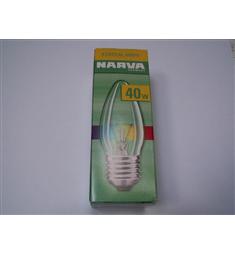 40W E14  svíčka 230V/ čirá