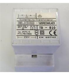 transformátor ELCOM  TR810 230 8-12V 2A, 4V 3A na din lištu Skladem 1ks