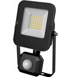 LED 20W reflektor s PIR čidlem, 2000lm/6000K, IP44 ALFA