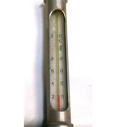 teploměr kotlový orig. 0-120 stupňů v AL provedení, úhlový 3/4