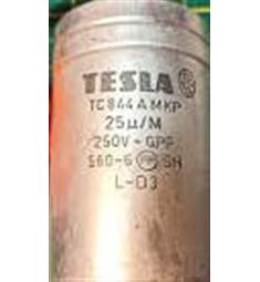 TC842 15uF TC844 35uF250V zářivkový, výbojkový kond Tesla á 1 ks vyberte