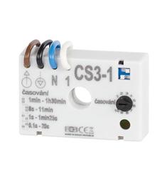 Časový spínač CS3-1 pro spínání ventilátorů pod vypínač