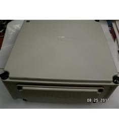 Elektromontáž skříň ZIR s víkem, IP54, 360x360x140mm, uvnitř montážní FE deska, masivní plast, hloubka usazení 120mm, produkt v AKCI