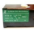Tepelná ochrana ELPROM-EAZ-BULGARIEN; RTB-0; 500V-T2; BDS 7375-85 1A
