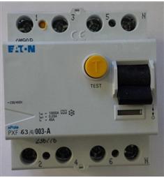 PXF-63/4/003-A 63A 3. fázový proudový chránič EATON Skladem 1ks