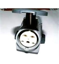 ..zásuvka nástěnná 3P 16A 230V SEZ cz 1645 pro obyt. přívěsy-použití kempy západní evropa