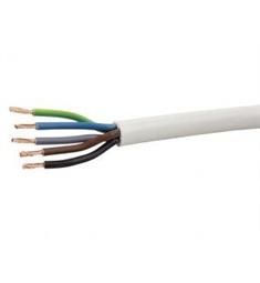 KAB CYSY 5Cx4 bílá H05VV-F 5G4 (CYSY 5Cx4) ohebný kabel 5x4