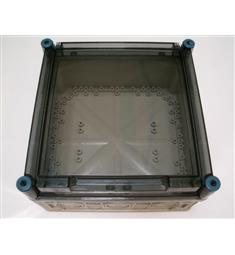 Rozvodná skříň 300x300x115mm, prázdná, plast, odkláp. transp. víko, IP65, Hensel MI0220